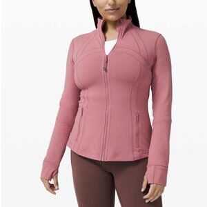 Lululemon Define Jacket Luon Brier Rose Cherry Tint Pink Full Zip Size 10